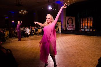 Carolyn Woodruff performs at Dancing